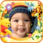 kids photo frames android application logo